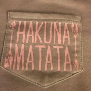 Teal and white lion king quoted top